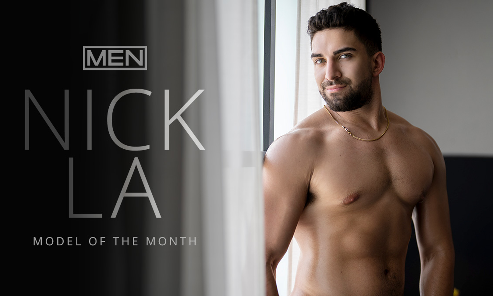 Men.com Names Nick LA Model of the Month
