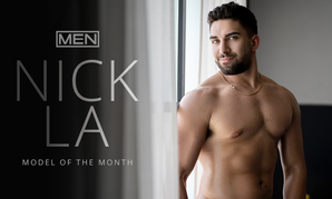 Men.com Names Nick LA Model of the Month