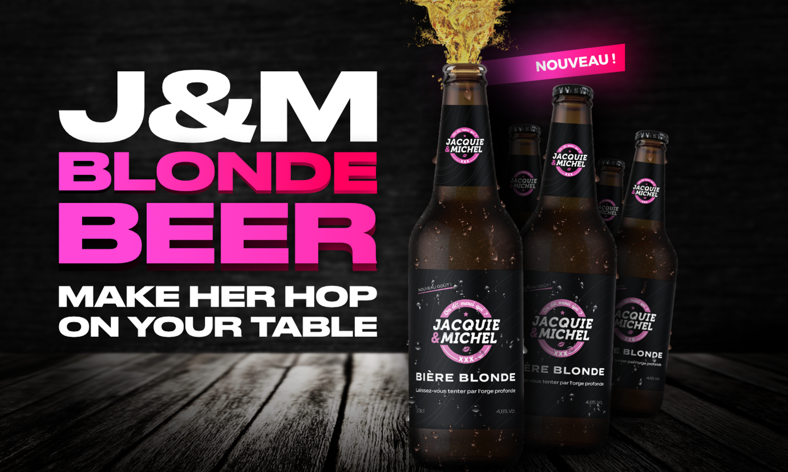 Jacquie & Michel Brings New Blonde to Beer Market