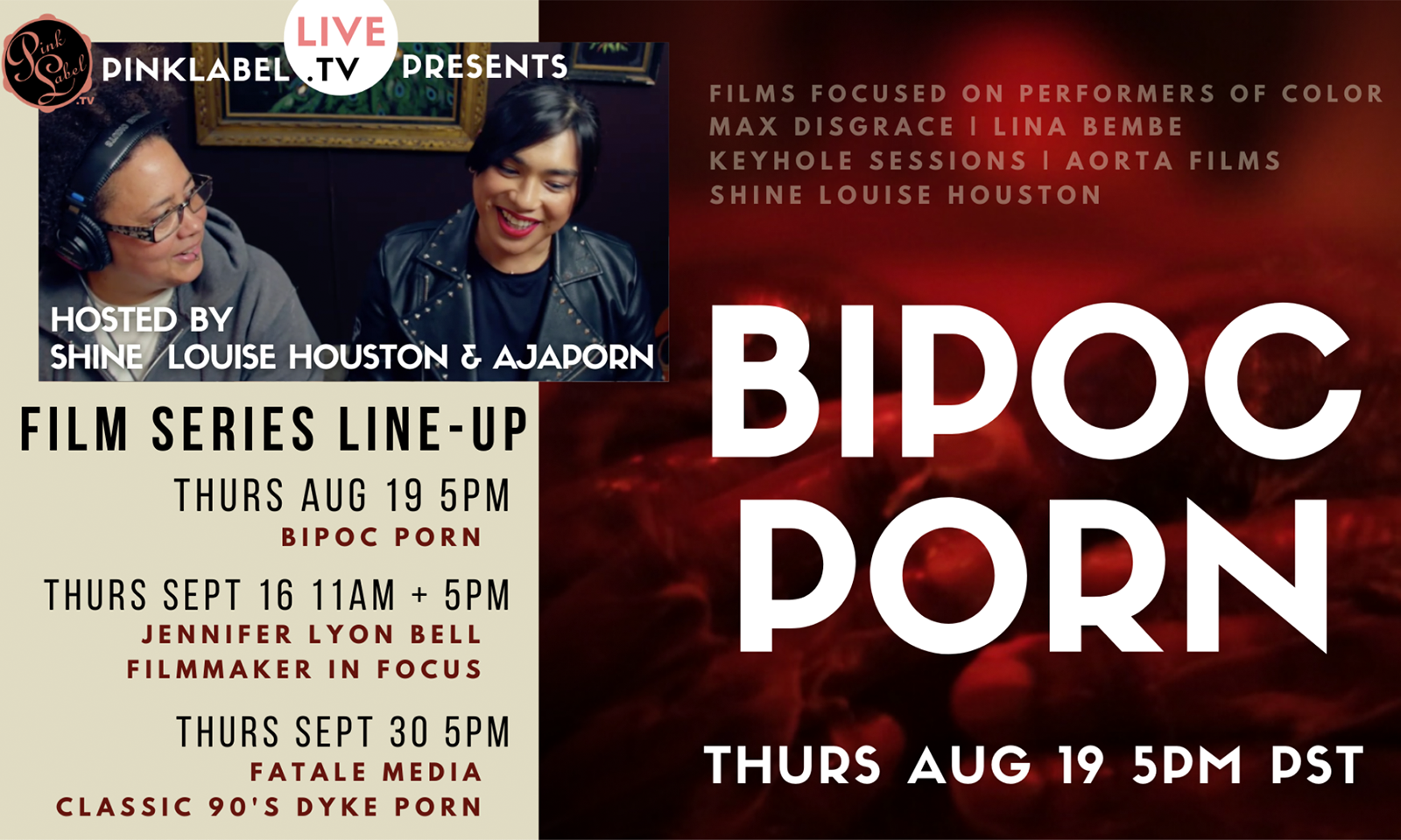 Porn Pachisi - PinkLabel.TV Presents 'BIPOC Porn' Screening Thursday | AVN