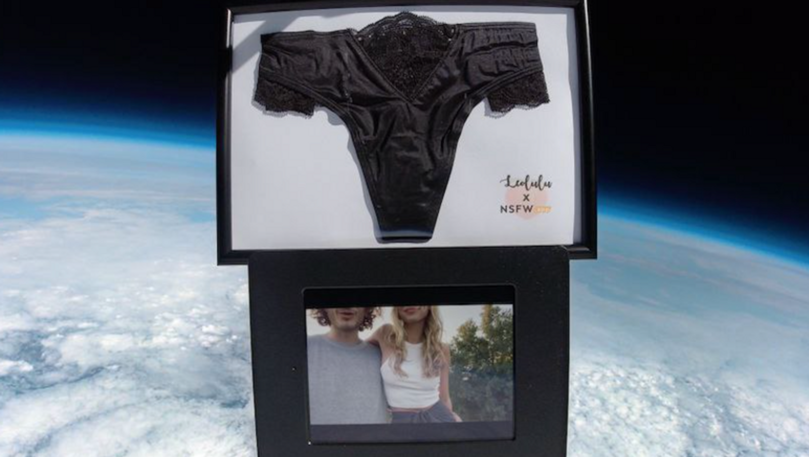 Leolulu's Panties Sent to Space for Charity Auction