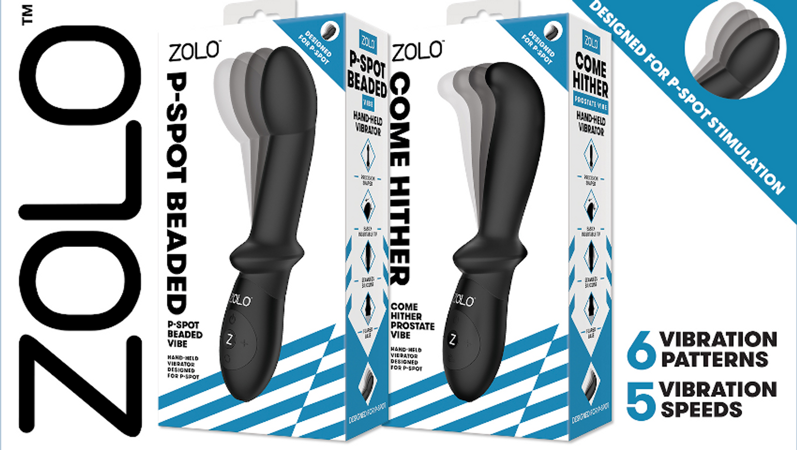 XGen Products Ships Two New Zolo P-Spot Vibrators