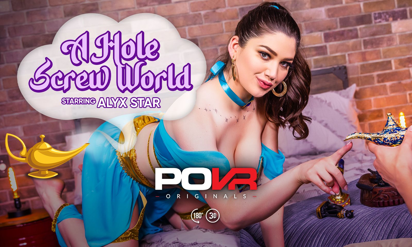 Alyx Star Featured in POVR's 'A Hole Screw World'