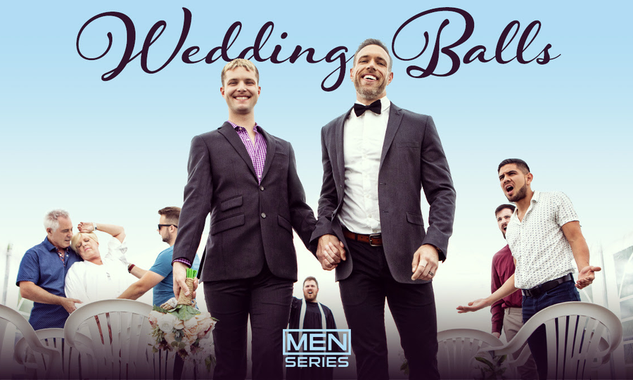 Alex Mecum & Benjamin Blue Hear 'Wedding Balls' at Men.com