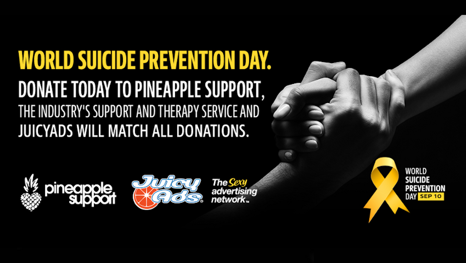 JuicyAds Matches Funds to Pineapple for Suicide Prevention Day