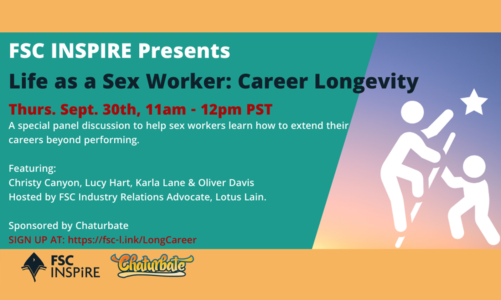 FSC INSPIRE, Chaturbate to Host Career Longevity Panel Sept. 30