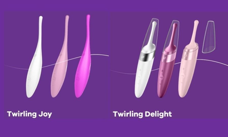 Satisfyer Debuts Pinpoint Vibes Twirling Delight, Twirling Joy