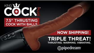 Pipedream Shipping King Cock Plus 'Triple Threat' Thruster