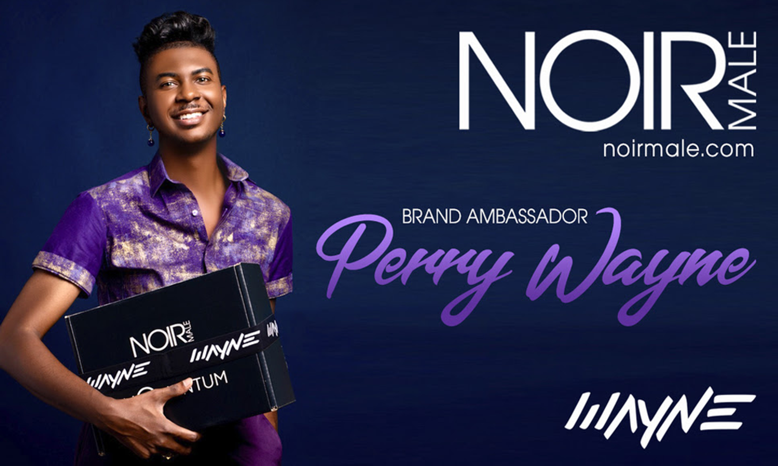 Fashion Designer Perry Wayne Named Noir Male Brand Ambassador