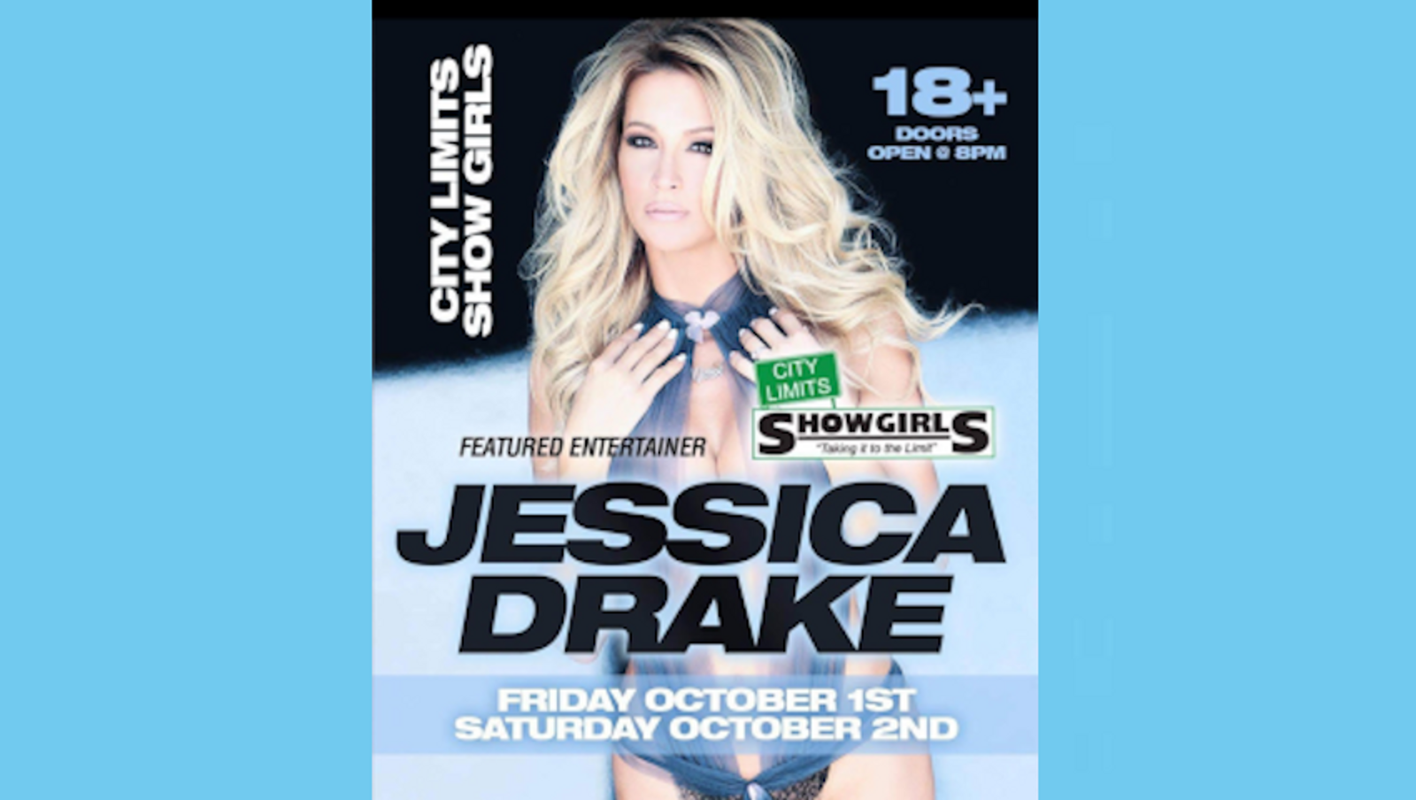 Jessica Drake Headlines Pair of California Clubs This Weekend