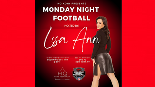 Lisa Ann Hosts MNF Every Week at Headquarters KONY