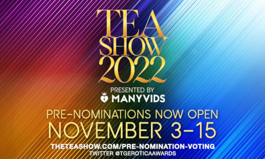 Pre-Nominations Open for 2022 TEAs Presented by ManyVids
