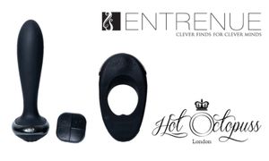 Entrenue Now Shipping PleX Anal Plug and Atom Plus Lux C-Ring