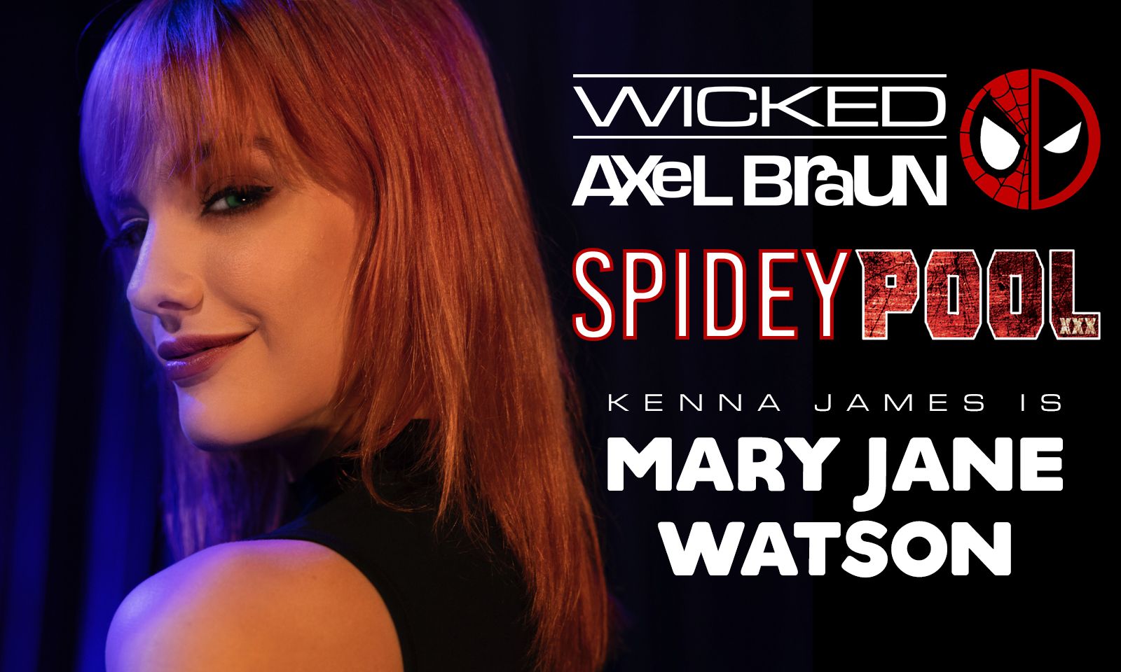 Kenna James Cast as Mary Jane Watson in Braun s Spideypool XXX  AVN 