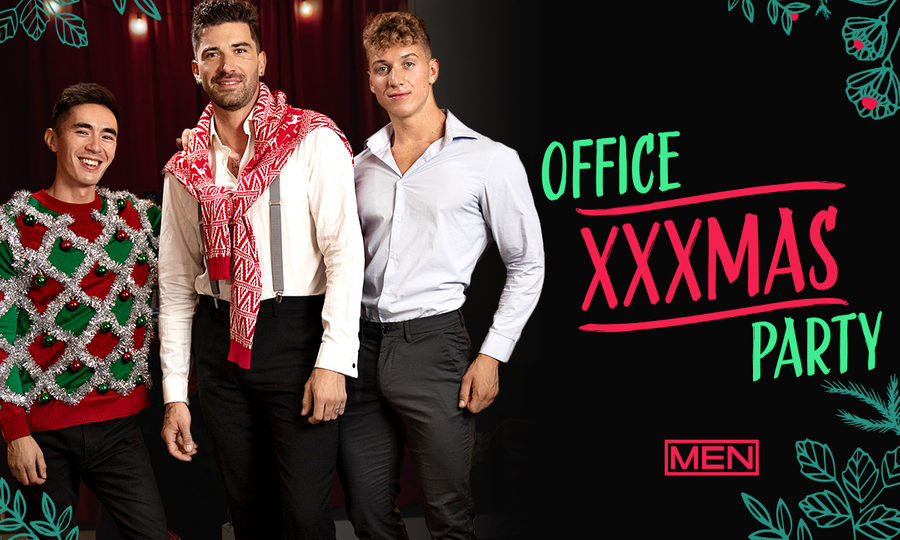 Men.com Brings Out the Mistletoe for 'Office XXXmas Party'