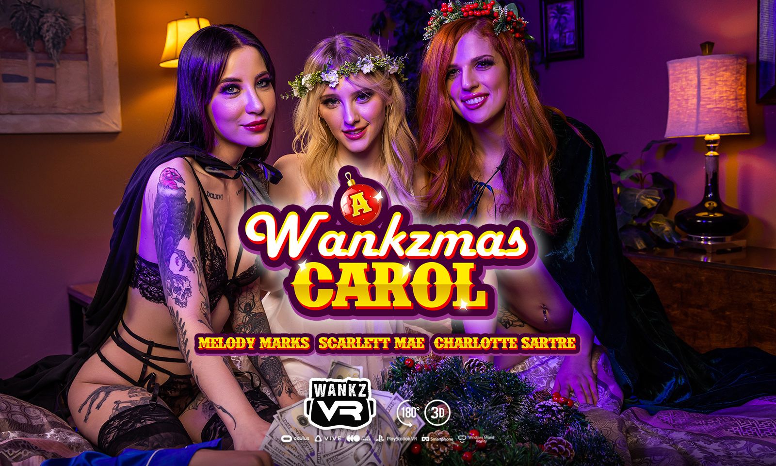 WankzVR Debuts 'A Wankzmas Carol' Parody Release