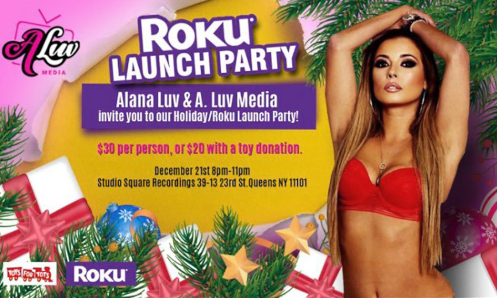 Alana Luv to Host Launch Party for A Luv Media Roku Channel