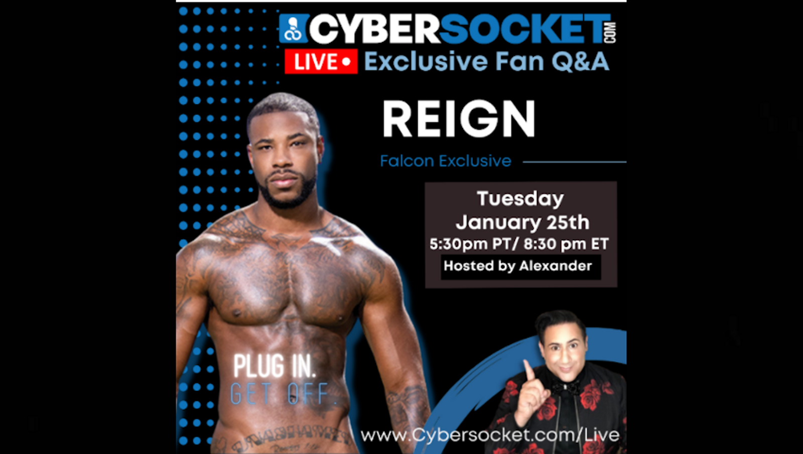 Cybersocket Launches New Live Channel With Falcon Exclusive Reign