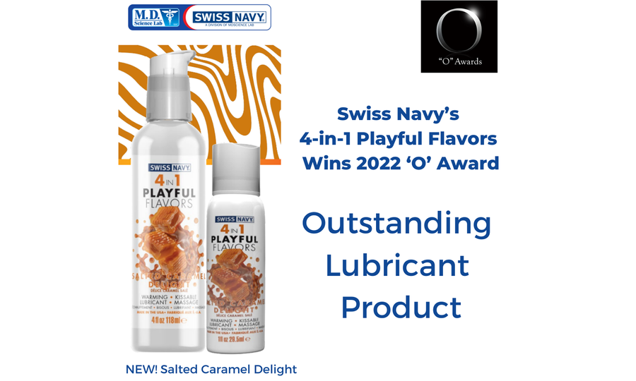 Swiss Navy’s 4-in-1 Playful Flavors Wins 2022 ‘O’ Award