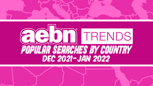 AEBN Publishes Popular Searches by Country for Dec., Jan.