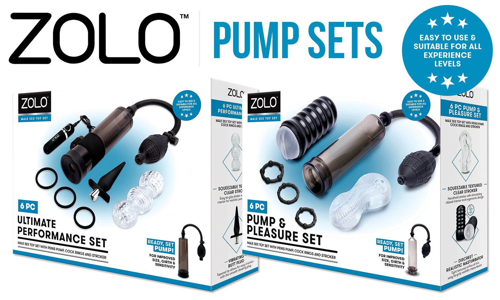 Xgen Products Now Shipping Zolo's New Penis Pump Sets