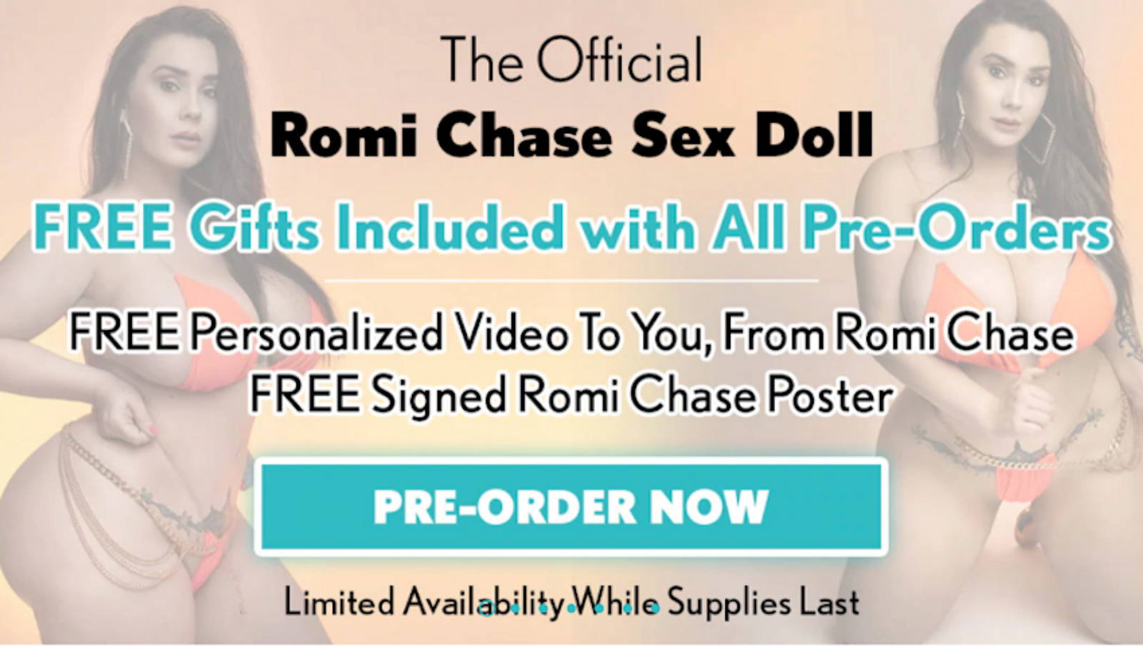 Romi Chase Sex Doll Now Available From OnlyDolls
