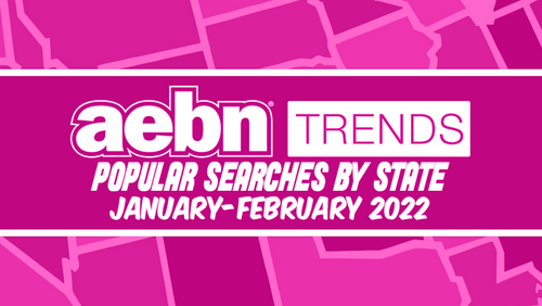 AEBN Trends Announces Popular Searches of January, February
