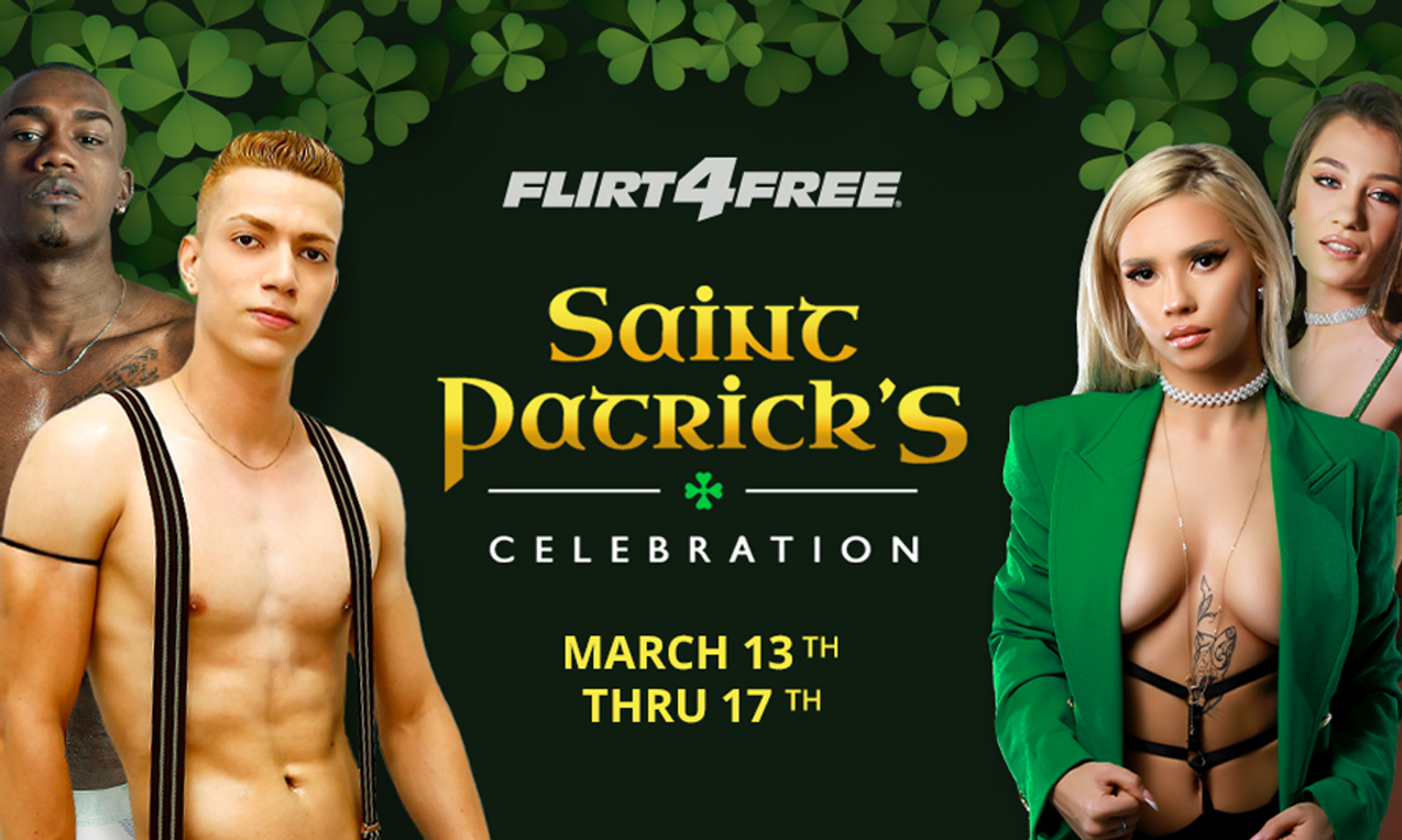 Flirt4Free Announces St. Patrick's Day Cam Contest