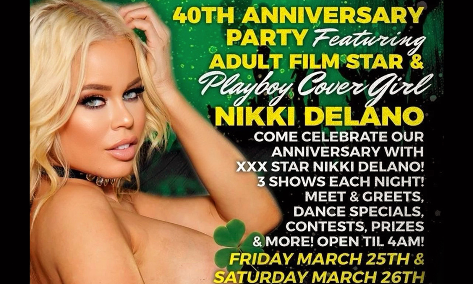 Nikki Delano Features at Deja Vu Showgirls Michigan This Weekend