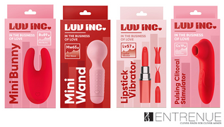 Entrenue Now Shipping 'Luv Inc.' Pink-and-Red Pleasure Collection