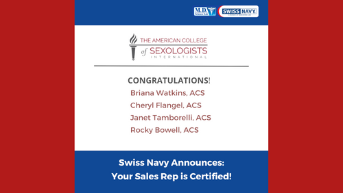 Swiss Navy Announces Sales Team Now Certified Sex Educators