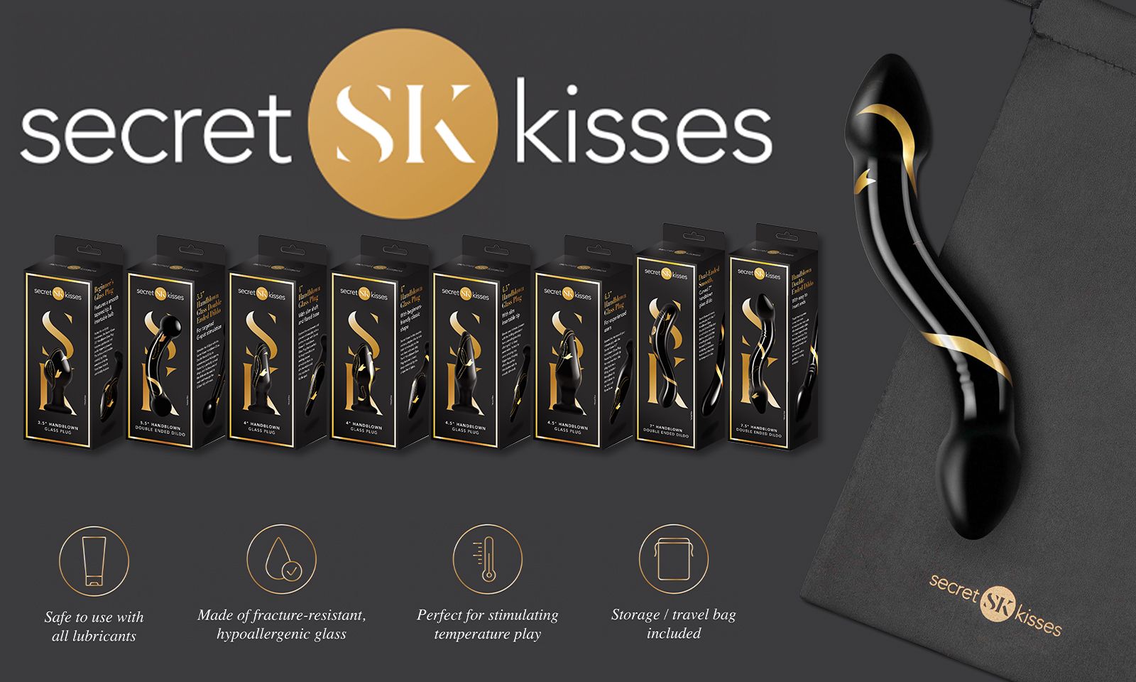 Xgen Products Now Shipping New Secret Kisses Glass Collection