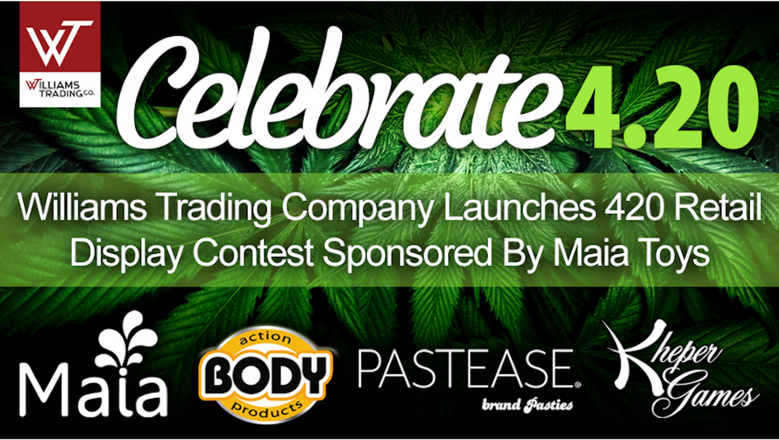 Williams Trading Company Launches 420 Retail Display Contest