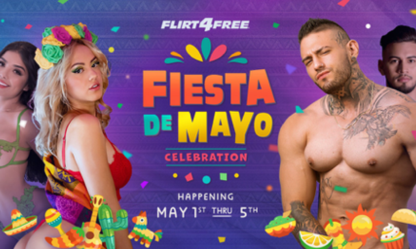 Flirt4Free Announces Fiesta De Mayo Contest