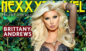 Nexxxt Level Signs Adult Hall of Fame Star Brittany Andrews