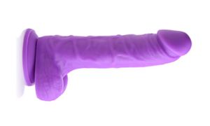 Lollicock 7” Silicone Dildo with Balls