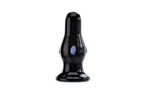 Rear Rocker Vibrating Glass Anal Plug