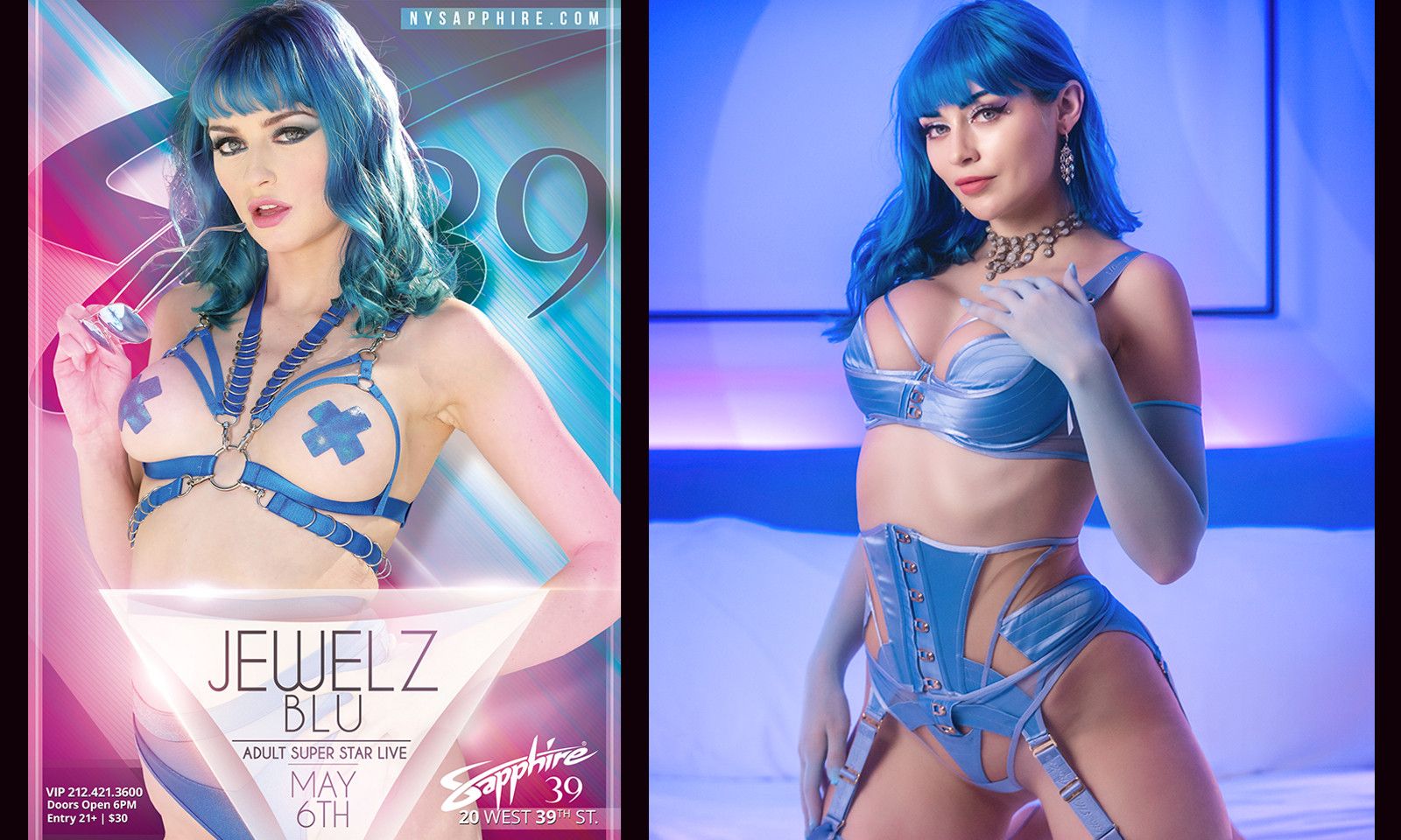 Jewelz Blu Makes Her Feature Dancing Debut Tonight at Sapphire 39