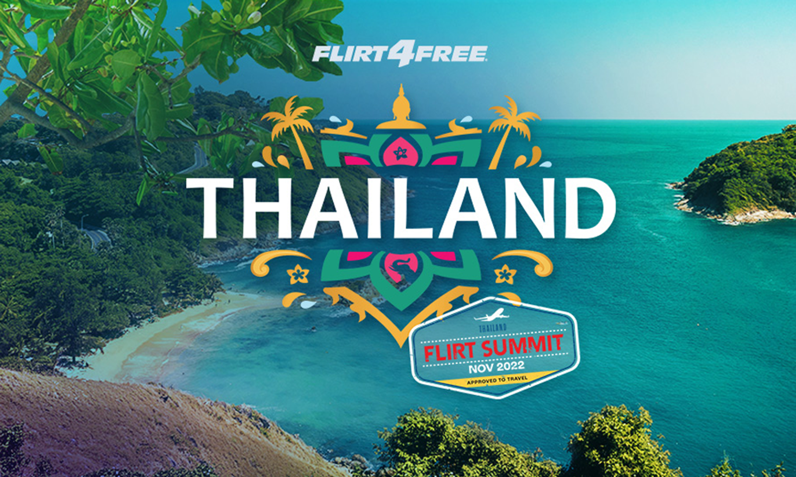 Flirt4Free Reveals Thailand as Destination for Flirt Summit 2022