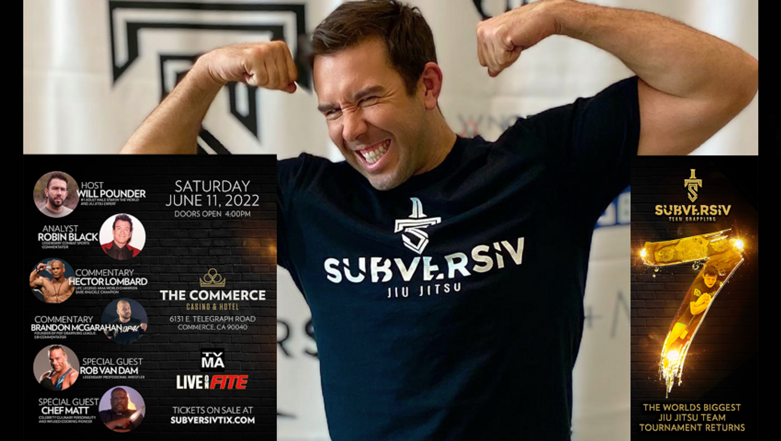 Will Pounder Hosts SUBVERSIV 7 Team Grappling Tournament Saturday