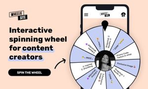 Newly Launched Wheelie.Site Offers Spinning Wheel for Creators
