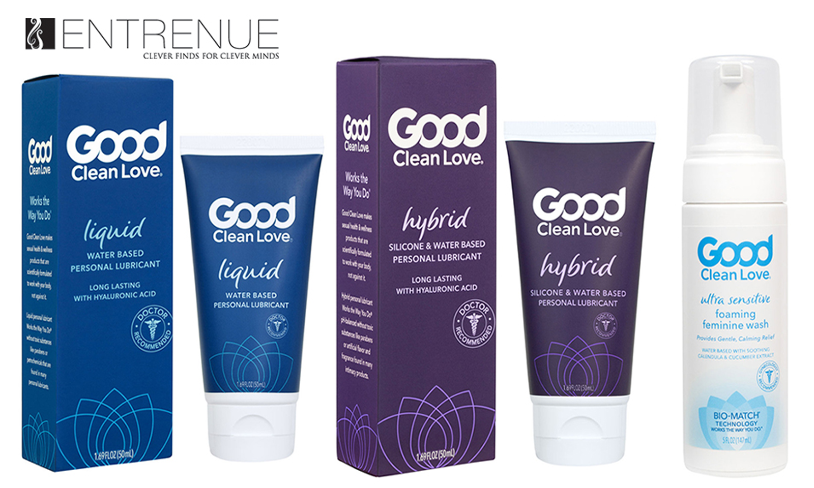 Entrenue Named U.S. Distributor of New Good Clean Love Items