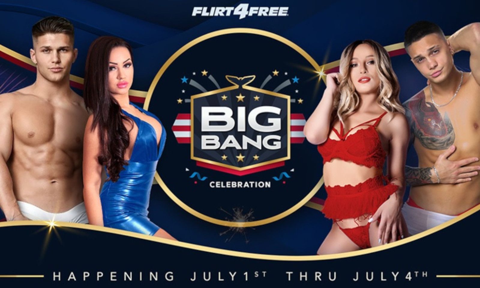Flirt4Free Launches 'The Big Bang' Fourth of July Promotion