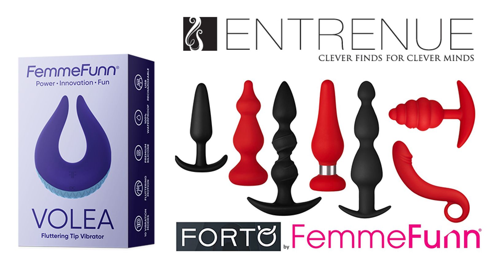 Entrenue Now Shipping New FORTO, Volea Products From FemmeFunn