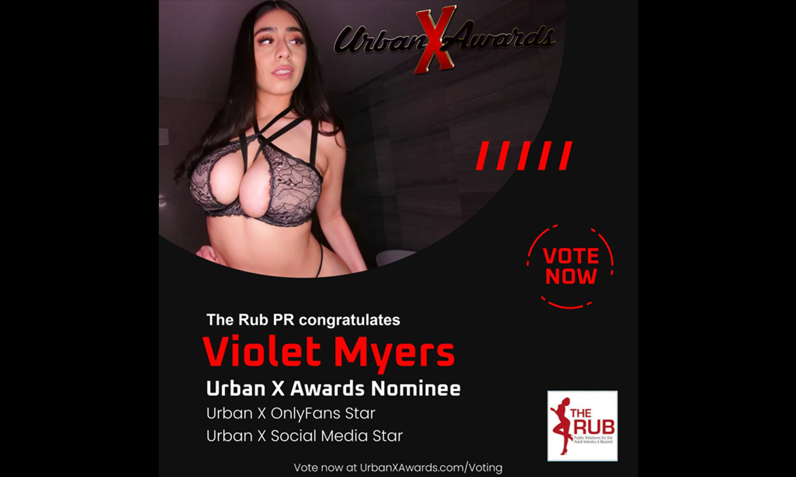 Violet Myers Receives Two Urban X Awards Noms