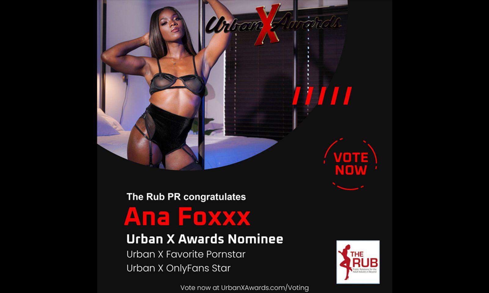 Ana Foxxx Earns Urban X Nominations for Porn Star of Year & More