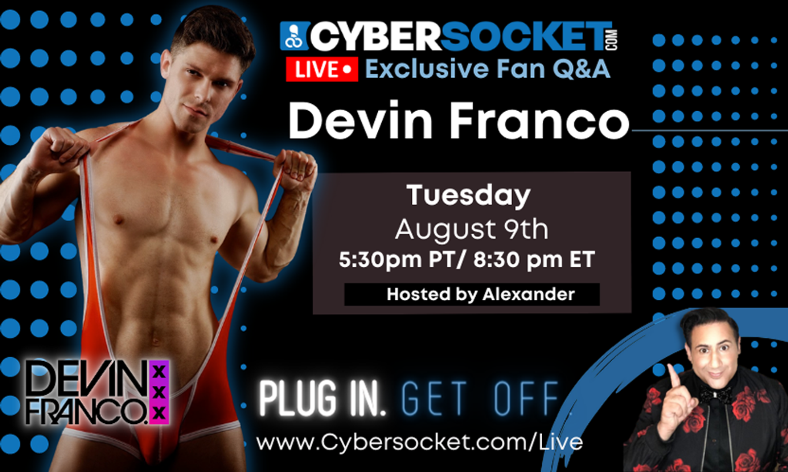Cybersocket to Host Exclusive Fan Q&A With Devin Franco August 9