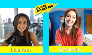 GoAskAlex Guests on Lisa Ann’s 'Dudes Do Better' Podcast