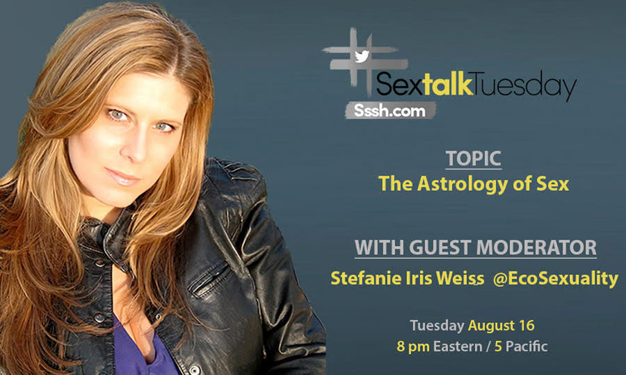 Stefanie Iris Weiss to Talk Astrology of Sex on #SexTalkTuesday