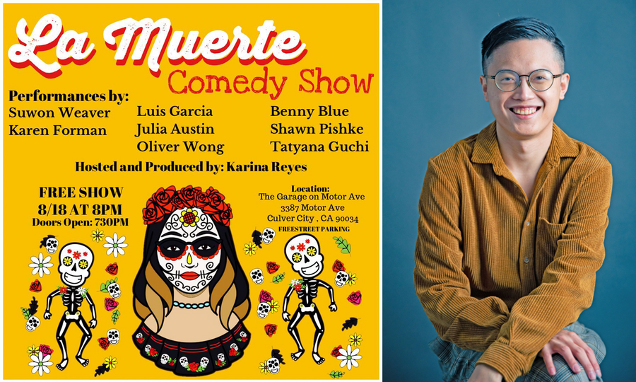 Oliver Wong aka Bloomer Yang to Perform at La Muerte Comedy Show